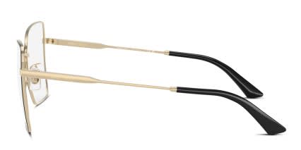 Jimmy Choo JC2007 Gold, Black glasses - Gold / Black - Side View