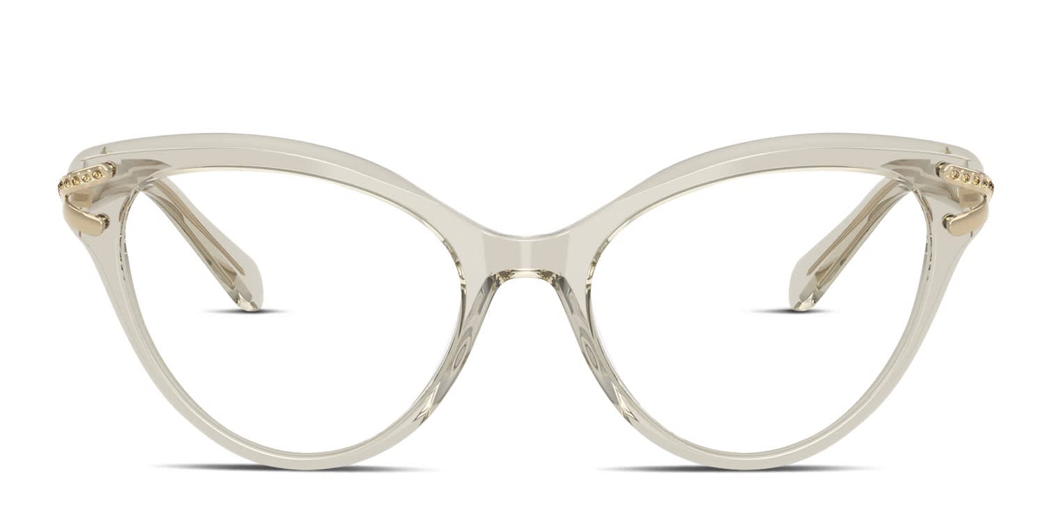 Swarovski SK2030 Clear, Beige glasses - Clear / Beige - Frontal View