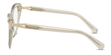 Swarovski SK2030 Clear, Beige glasses - Clear / Beige - Side View