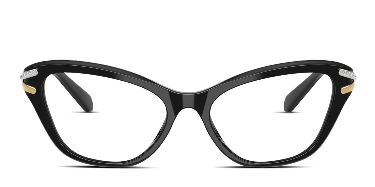Swarovski SK2031 Black glasses - Black - Frontal View