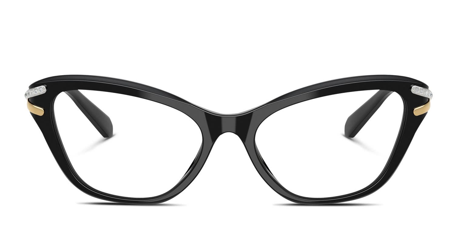 Swarovski SK2031 Black glasses - Black - Frontal View