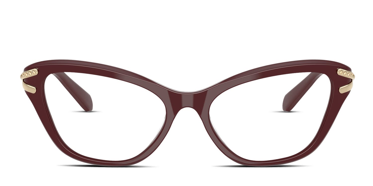Swarovski SK2031 Red glasses - Red - Frontal View