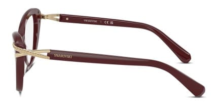 Swarovski SK2031 Red glasses - Red - Side View