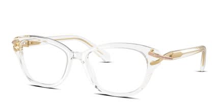 Swarovski SK2032 Clear glasses - Clear - Angle View