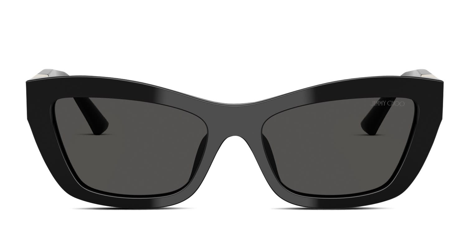 Jimmy Choo JC5030U black frame with drak grey lenses. Lenses