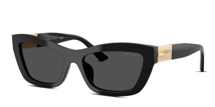 Jimmy Choo JC5030U Black glasses - Black / Gray - Angle View
