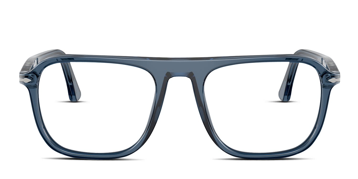 Persol PO3359V Clear, Blue glasses - Clear / Blue - Frontal View