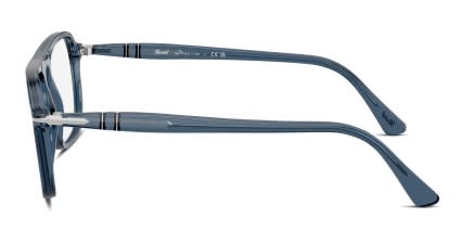 Persol PO3359V Clear, Blue glasses - Clear / Blue - Side View