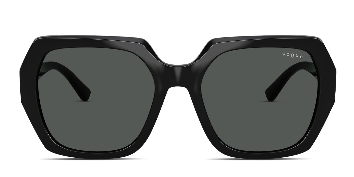 Vogue VO5612SB Shiny Black glasses - Shiny Black - Frontal View
