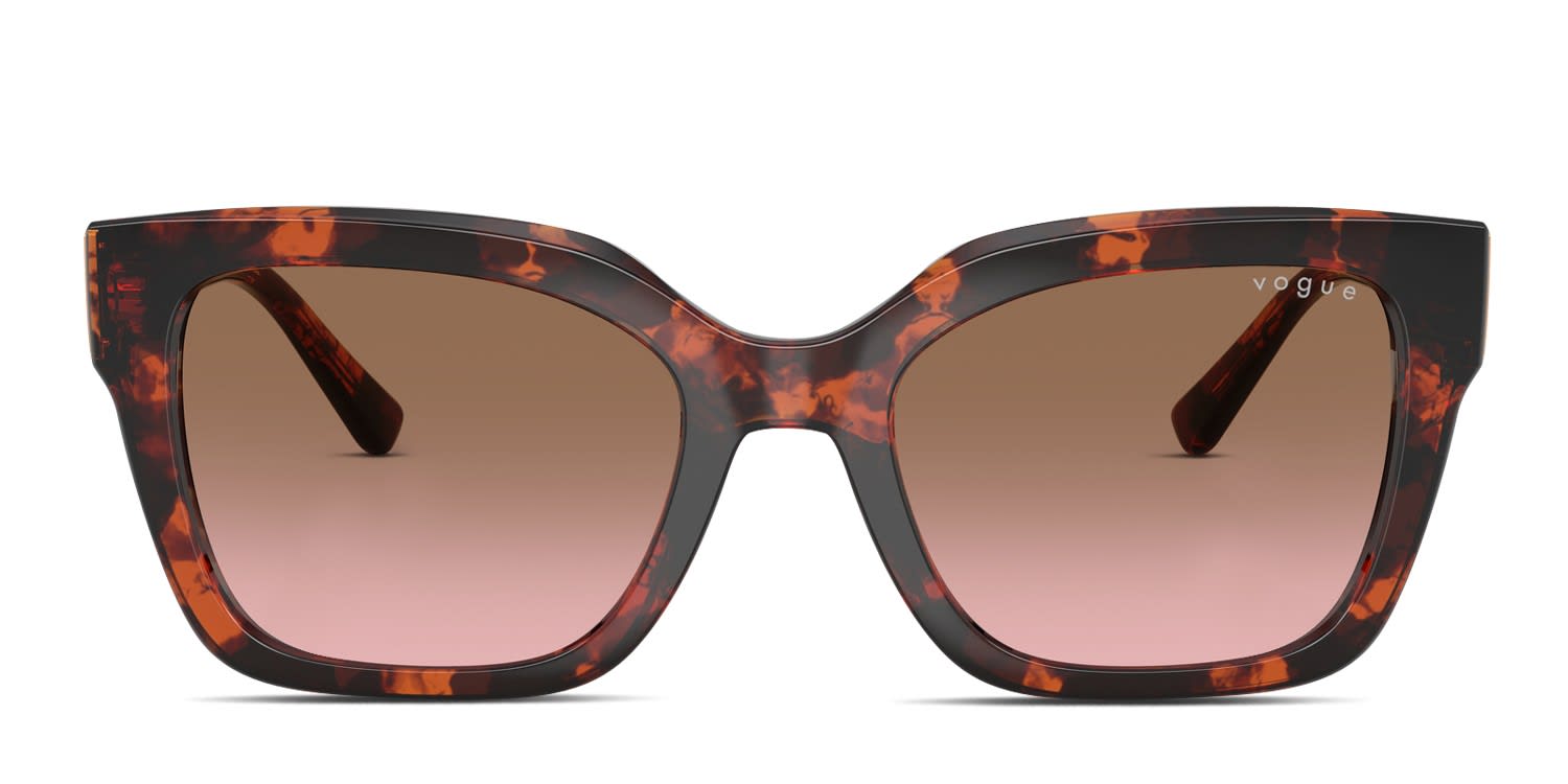Vogue VO5613SB Tortoise, Red glasses - Tortoise - Frontal View