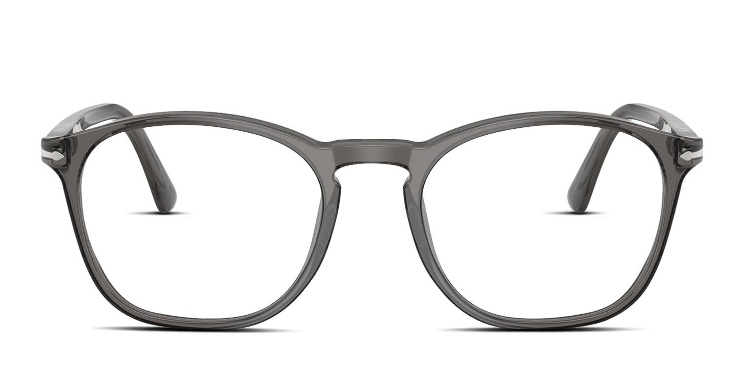 Persol PO3007VM Clear, Gray glasses - Clear / Gray - Frontal View