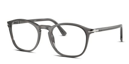 Persol PO3007VM Clear, Gray glasses - Clear / Gray - Angle View