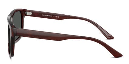 Emporio Armani EA4232 Clear, Brown glasses - Brown / Gray / Clear - Side View