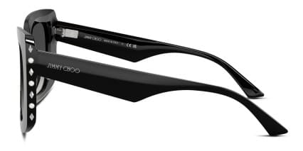 Jimmy Choo JC5025H Black glasses - Black / Gray - Side View