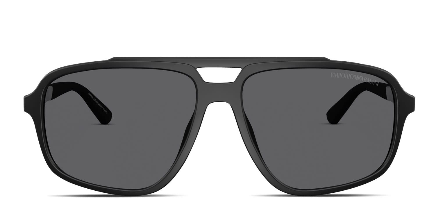 Emporio Armani EA4236U Black glasses - Black - Frontal View