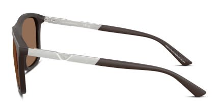 Emporio Armani EA4237 Brown glasses - Brown - Side View