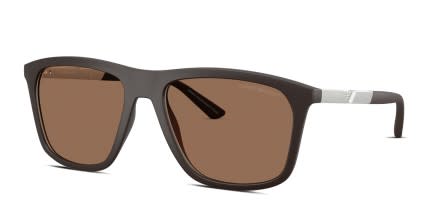 Emporio Armani EA4237 Brown glasses - Brown - Angle View