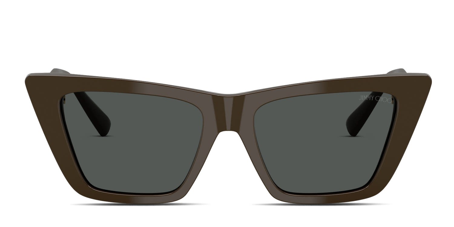 Jimmy Choo JC5028 Green glasses - Green / Gray - Frontal View