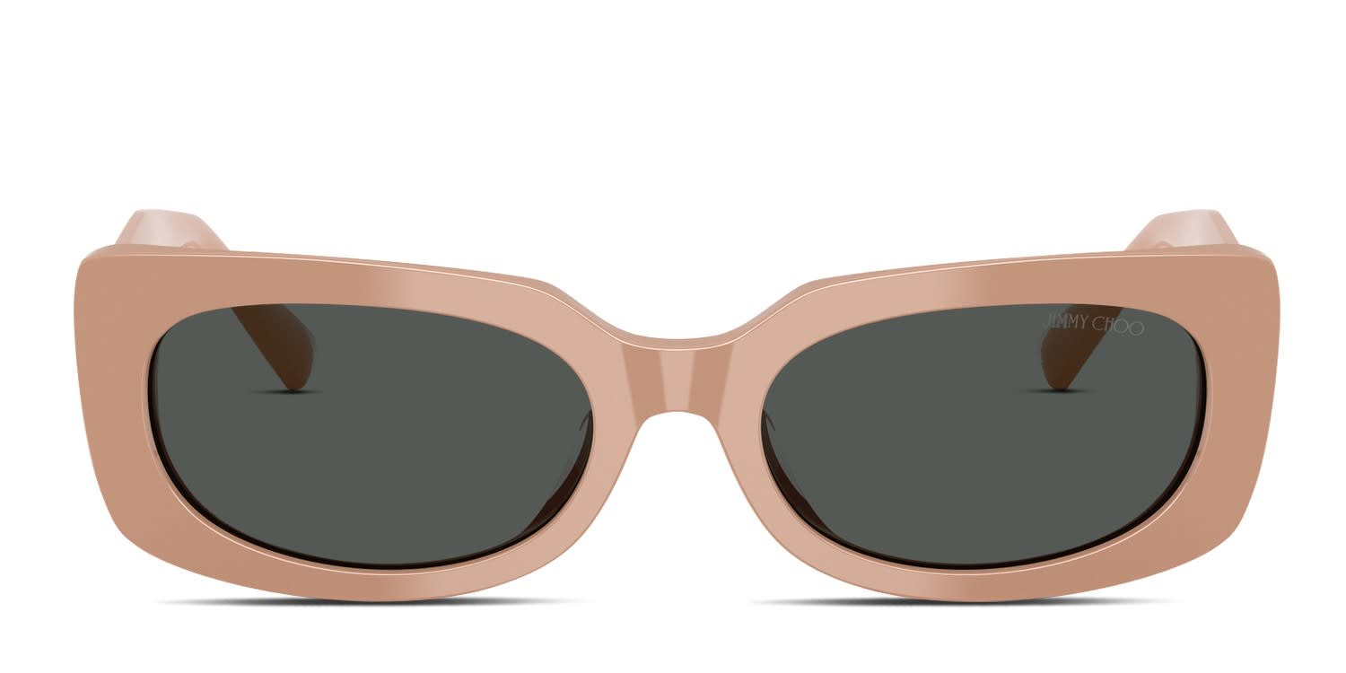 Jimmy Choo JC5029U Pink glasses - Pink / Gray - Frontal View