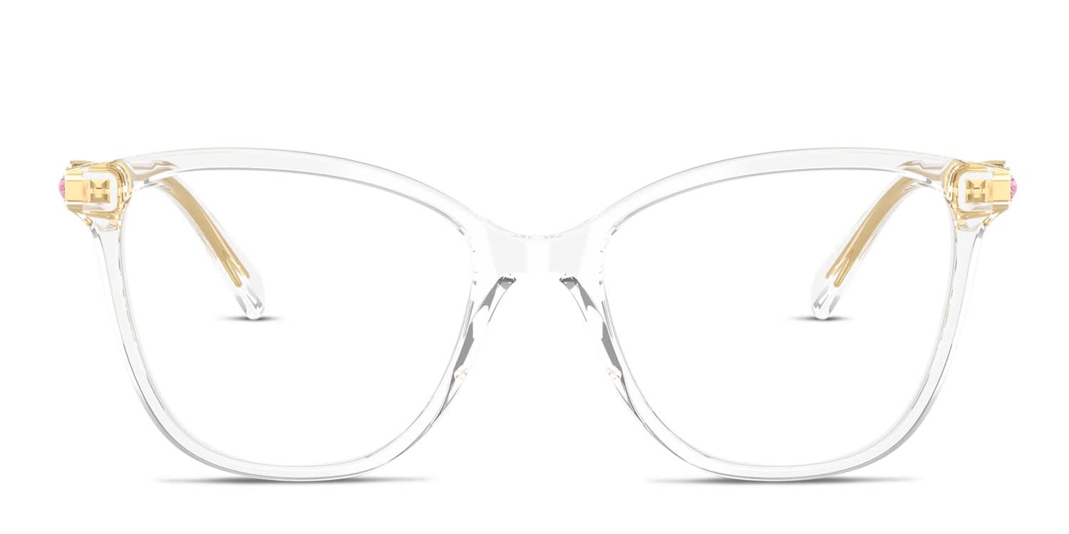 Swarovski SK2020 Clear glasses - Clear - Frontal View