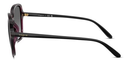 Vogue VO5601S Red, Clear glasses - Red / Clear - Side View