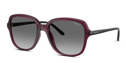 Vogue VO5601S Red, Clear glasses - Red / Clear - Angle View