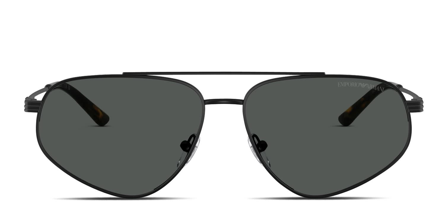 Emporio Armani EA2156 Black glasses - Black - Frontal View