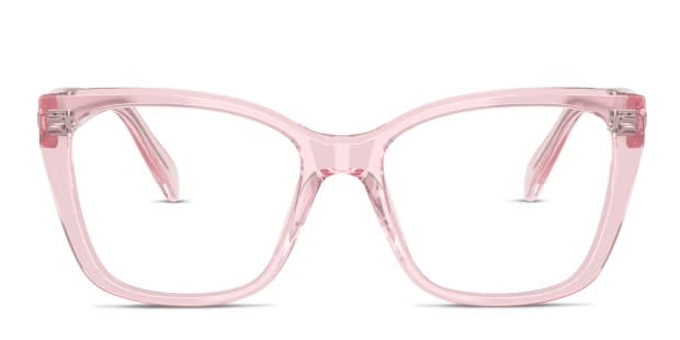 Swarovski SK2008 clear , pink frame