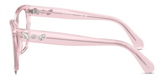 Swarovski SK2008 clear , pink frame