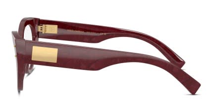 Dolce & Gabbana DG3403 Red glasses - Red - Side View