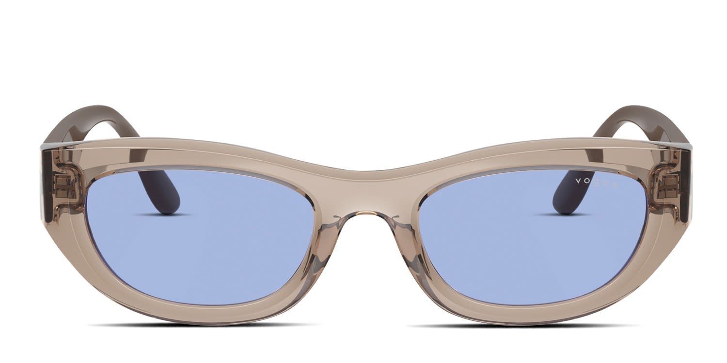 Vogue VO5616S Brown, Clear glasses - Brown / Clear - Frontal View