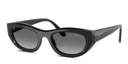 Vogue VO5616S Black glasses - Black / Gray - Angle View