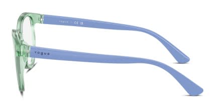 Vogue Eyewear VY2029 Kids Green, Clear glasses - Green / Clear - Side View