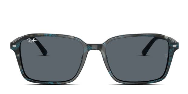 Ray Ban RB2231 Raimond blue gray frame with blue lenses. Lenses provide 100 UV protection