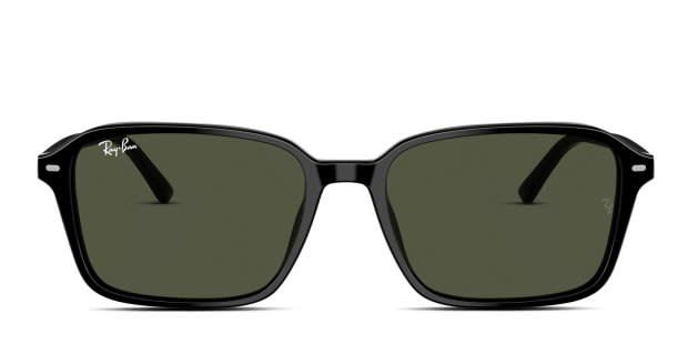 Ray-Ban RB2231 Raimond Shiny Black frame with green lenses  display picture 2