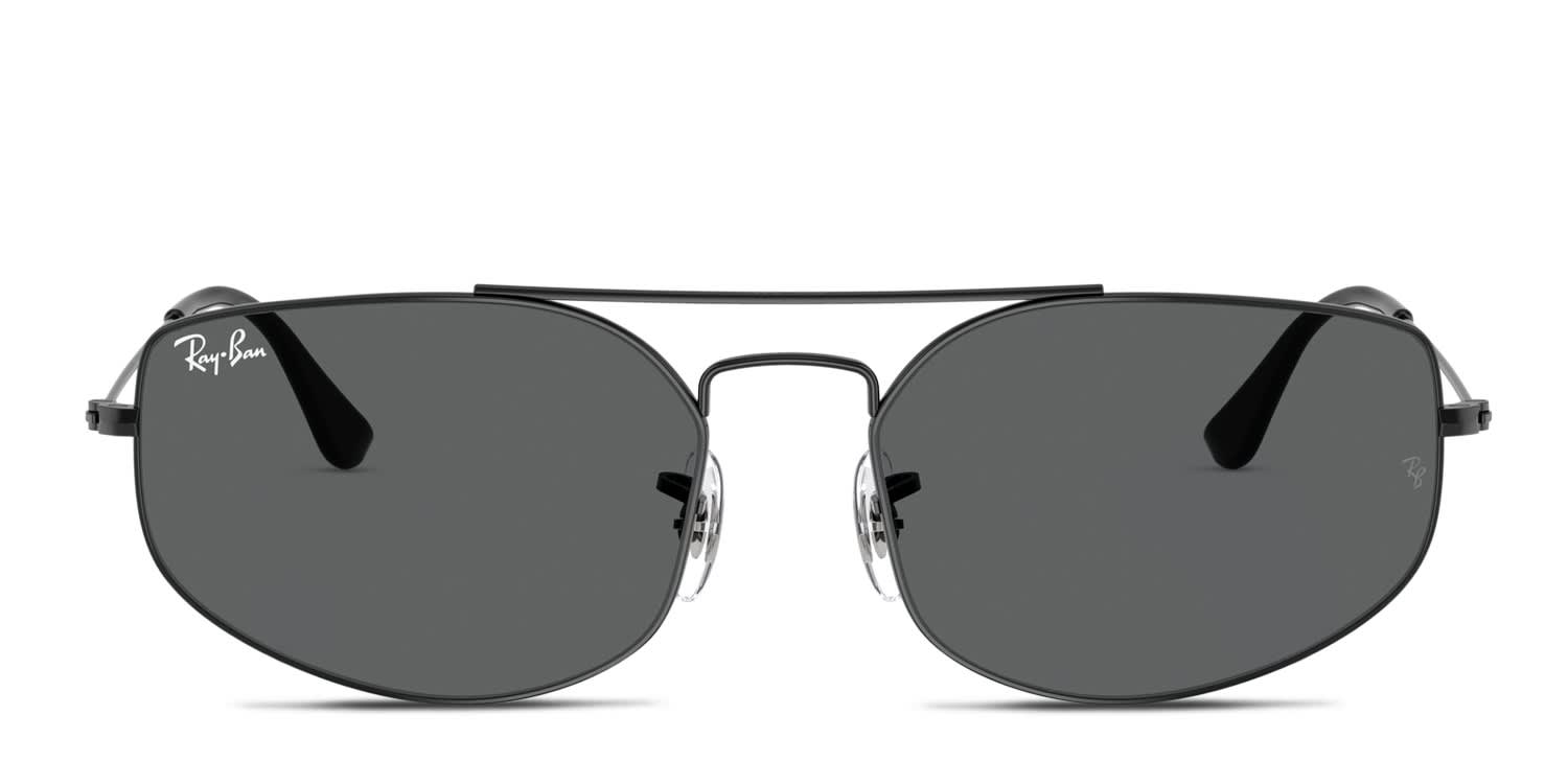 Ray-Ban RB3845 Explorer 5 black frame with dark grey lenses
