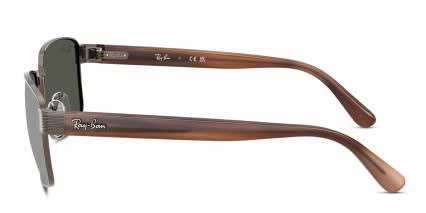 Ray-Ban RB3750 Brown glasses - Brown - Side View