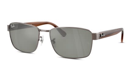 Ray-Ban RB3750 Brown glasses - Brown - Angle View