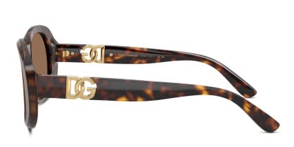Dolce & Gabbana DG4476 Tortoise glasses - Tortoise / Brown - Side View