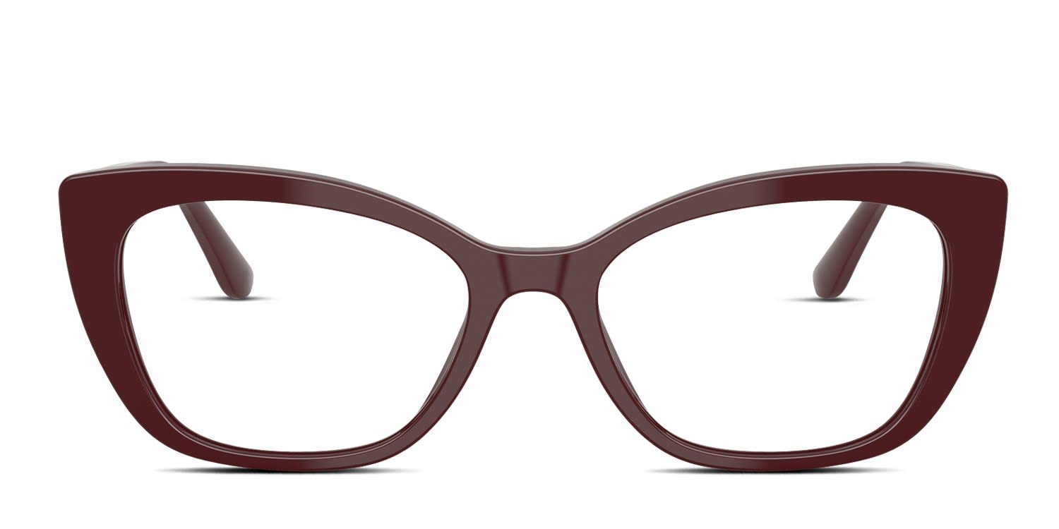 Emporio Armani Tortoise Shell Brown Trim Eye Glass Cat Frames Brass & Red Tips 0EA3248__6195__P21__shad__fr.png main image 3