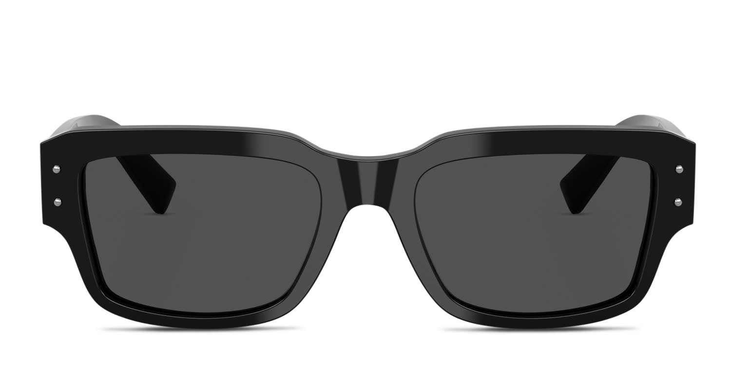 Dolce & Gabbana DG4483 Black glasses - Black / Gray - Frontal View