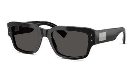 Dolce & Gabbana DG4483 Black glasses - Black / Gray - Angle View