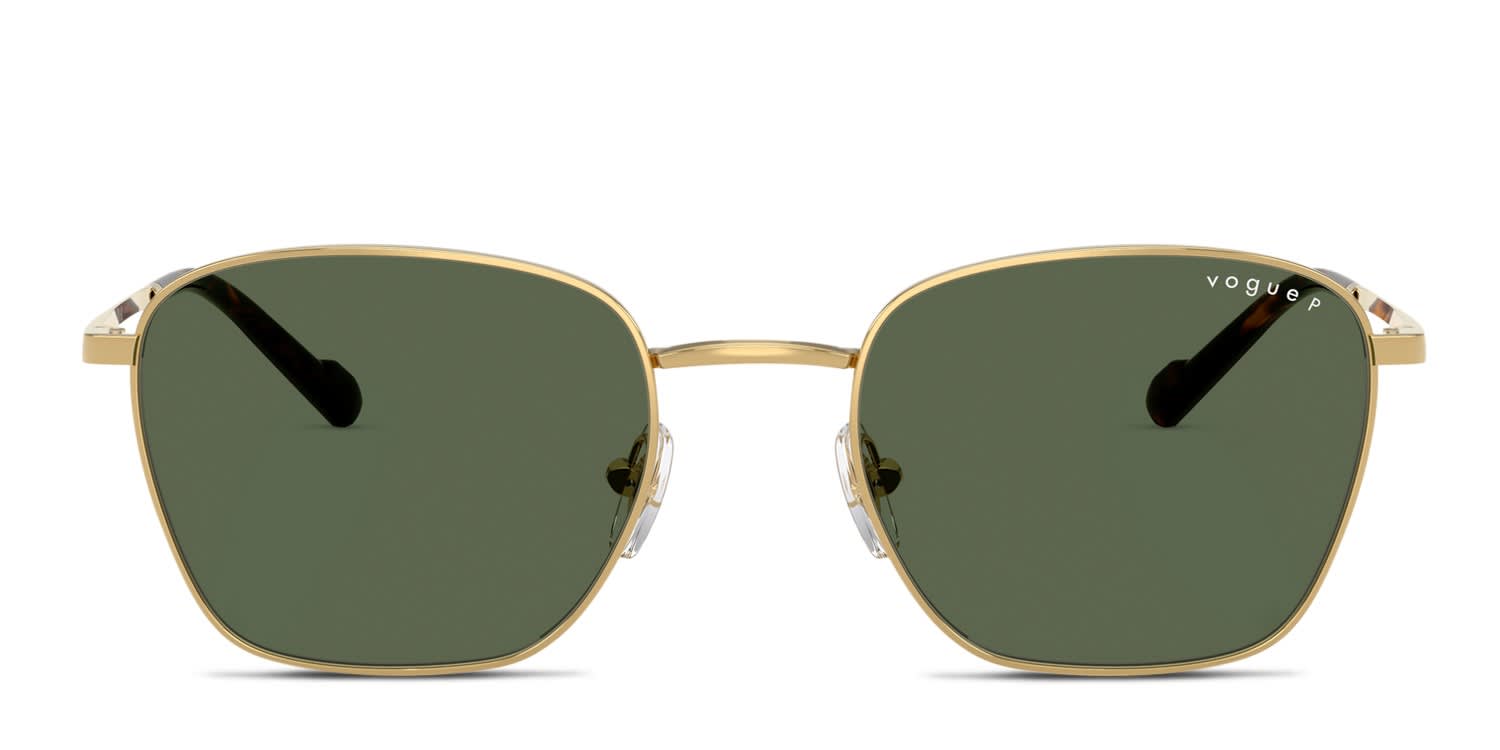 Vogue VO4322S Gold glasses - Gold / Green - Frontal View