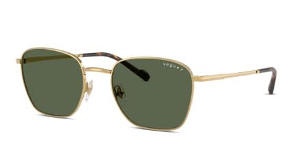 Vogue VO4322S Gold glasses - Gold / Green - Angle View