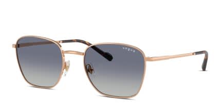 Vogue VO4322S Pink, Gold glasses - Pink / Gold / Gray / Blue - Angle View