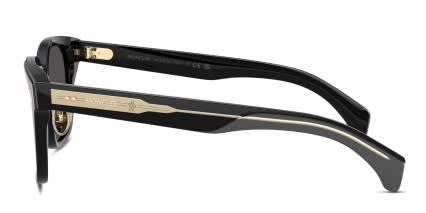 Moncler ME6002D Black glasses - Black / Gray - Side View