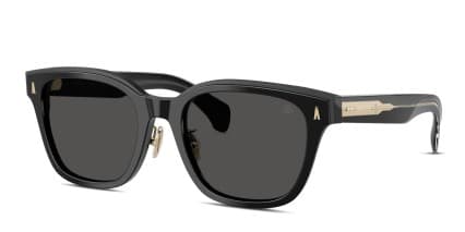 Moncler ME6002D Black glasses - Black / Gray - Angle View