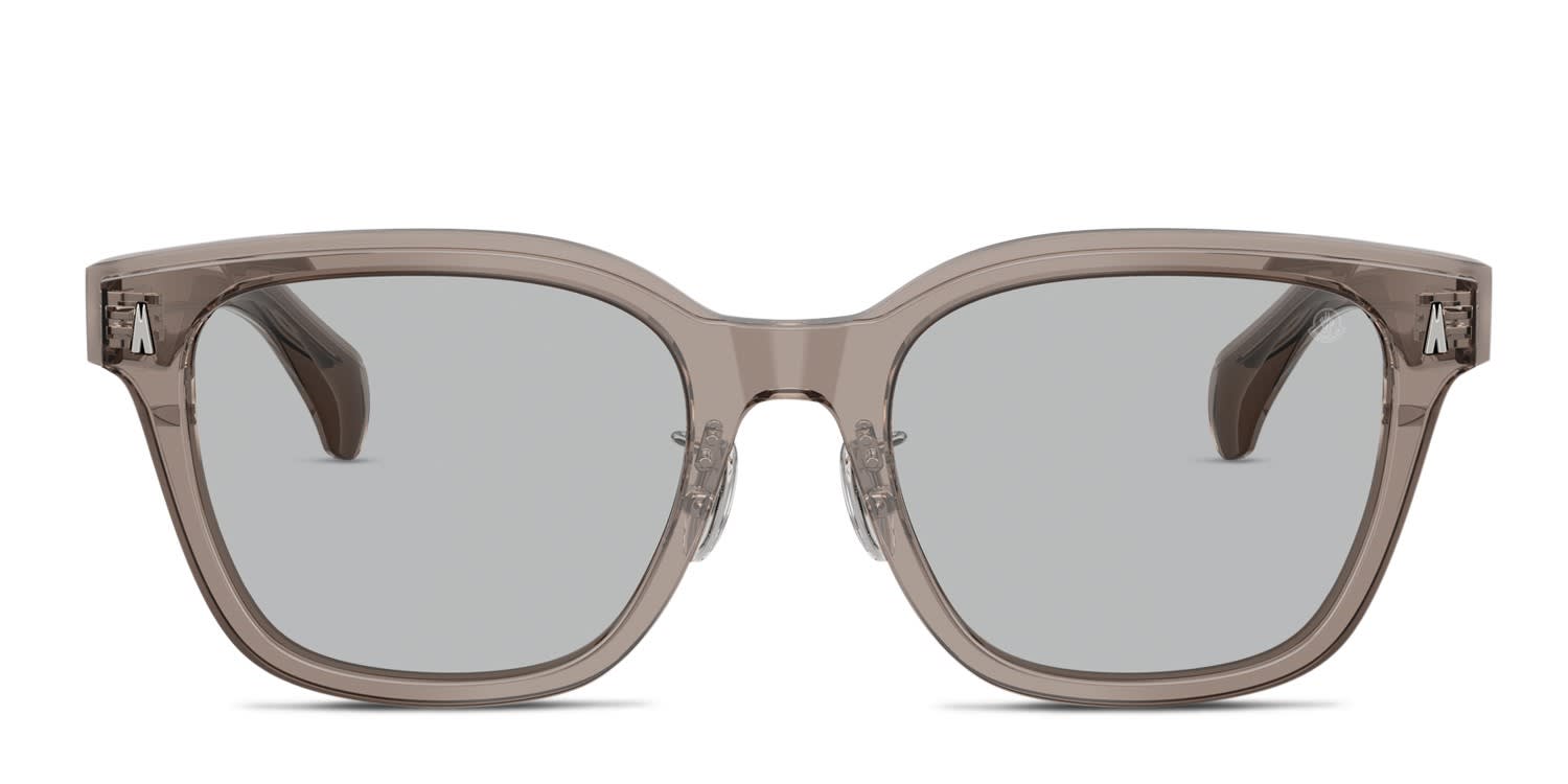 Moncler ME6002D Clear, Gray glasses - Clear / Gray - Frontal View