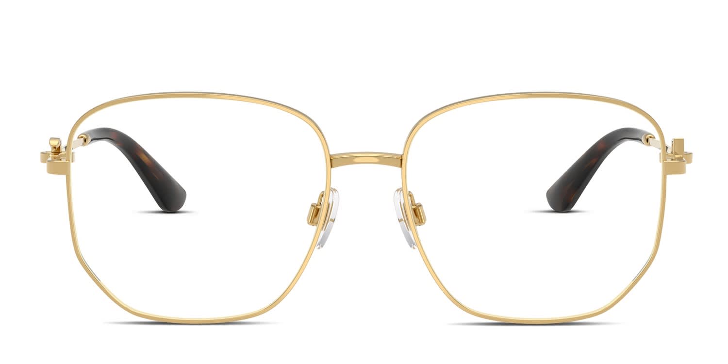 DOLCE&GABBANA GOLD グレー スーツ ベスト付き 46 Dolce & Gabbana DG1356 gold frame