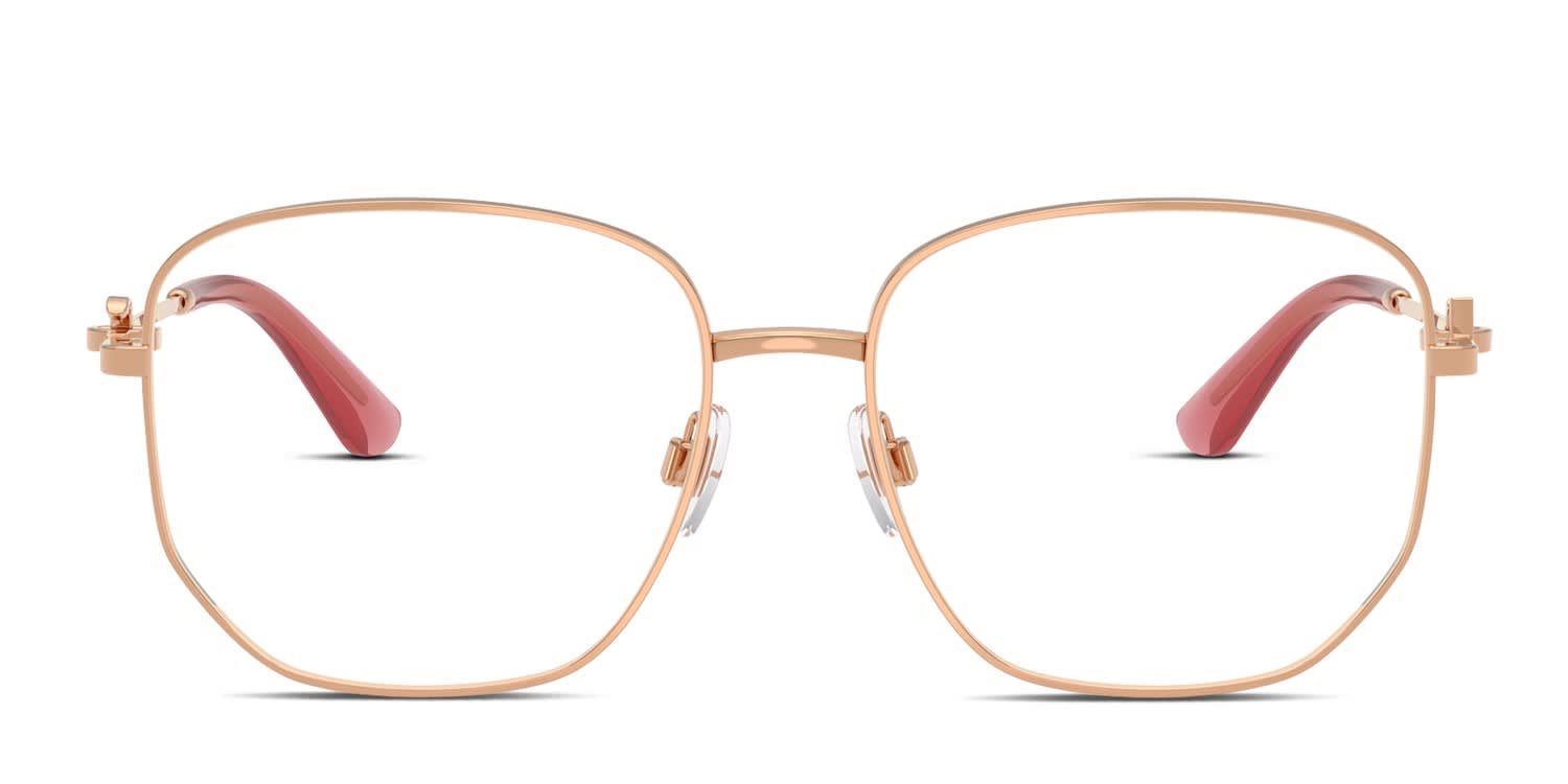 Dolce & Gabbana DG1356 Pink, Gold glasses - Pink / Gold - Frontal View